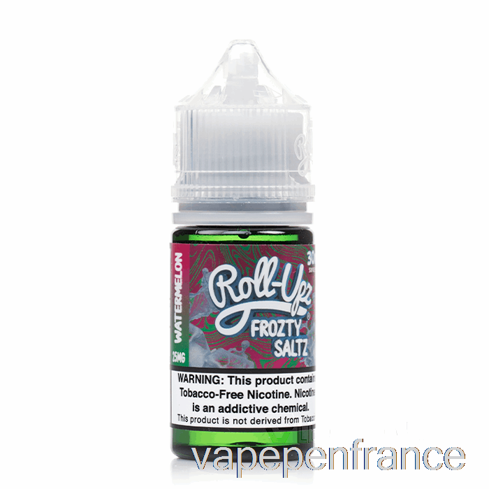 Glace Punch Pastèque - Jus Roll-upz Sel - 30 Ml 25 Mg Stylo Vape